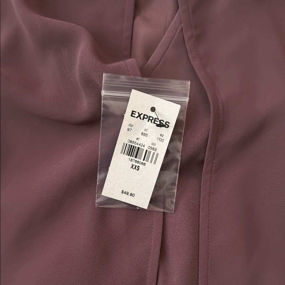 Elegant Mauve Women's Top - Picture 3 of 3